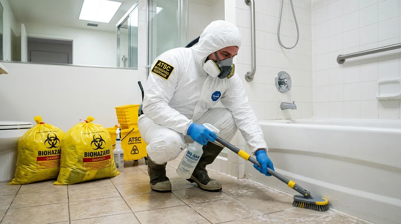 Decontamination equipment deployed for Blood Cleanup in Parkside